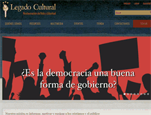 Tablet Screenshot of legadocultural.org